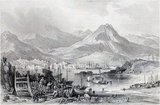 An engraving of Hong Kong from a drawing by Thomas Allom. In 1839, the refusal by Qing Dynasty authorities to import opium resulted in the First Opium War between China and Britain. Hong Kong Island was occupied by British forces on 20 January 1841 and was initially ceded under the Convention of Chuenpee as part of a ceasefire agreement between Captain Charles Elliot and Governor Qishan, but the agreement was never ratified due to a dispute between high ranking officials in both governments. It was not until 29 August 1842 that the island was formally ceded in perpetuity to the United Kingdom under the Treaty of Nanking. The British established a crown colony with the founding of Victoria City the following year.