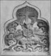 China: Nestorian headstone at Quanzhou, crucifix and four-winged angel